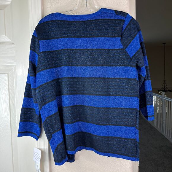 NWT Alfred Dunner Pullover 3/4 Sleeves Sweater shirt Size MP #557 - Picture 3 of 12